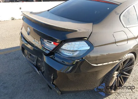 2015 BMW 640I Gran Coupe из США, поврежденный, VIN WBA6A0C56FD318637